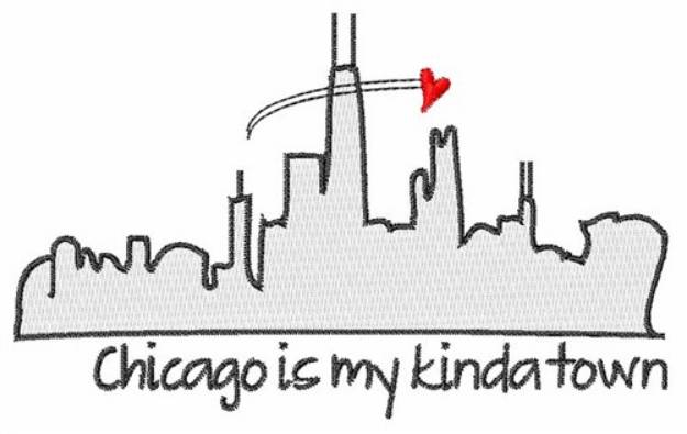 Picture of Chicago Town Machine Embroidery Design