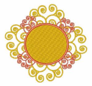 Picture of Sun Swirl Machine Embroidery Design