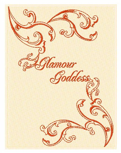Glamour Goddess Machine Embroidery Design