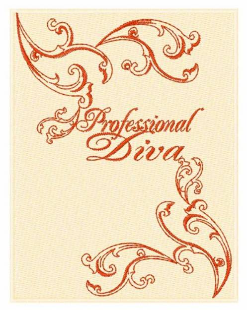 Picture of Professional Diva Machine Embroidery Design