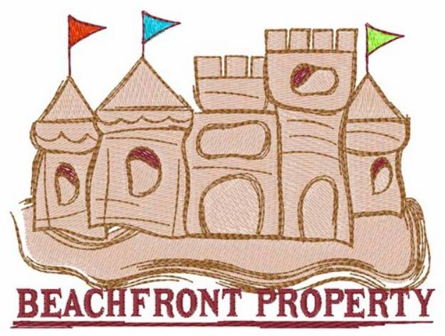 Picture of Beachfront Property Machine Embroidery Design
