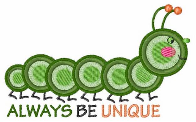 Picture of Always Be Unique Machine Embroidery Design