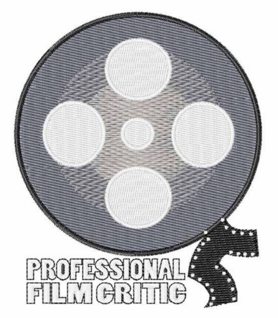Picture of Professional Film Critic Machine Embroidery Design