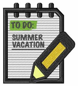 Picture of Summer Vacation Machine Embroidery Design