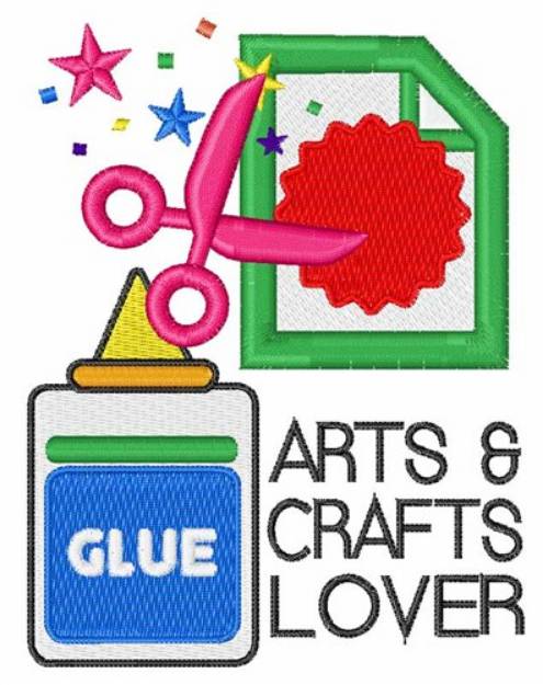 Picture of Arts & Crafts Lover Machine Embroidery Design