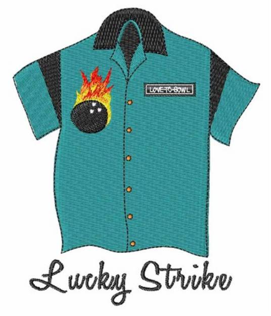 Picture of Lucky Strike Machine Embroidery Design