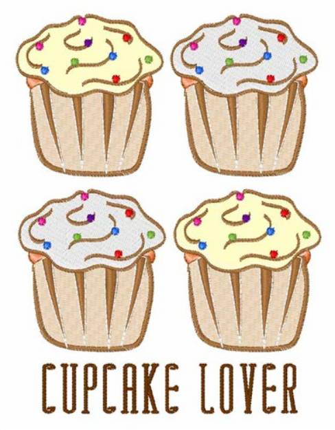 Picture of Cupcake Lover Machine Embroidery Design