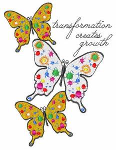 Picture of Transformation Creates Growth Machine Embroidery Design