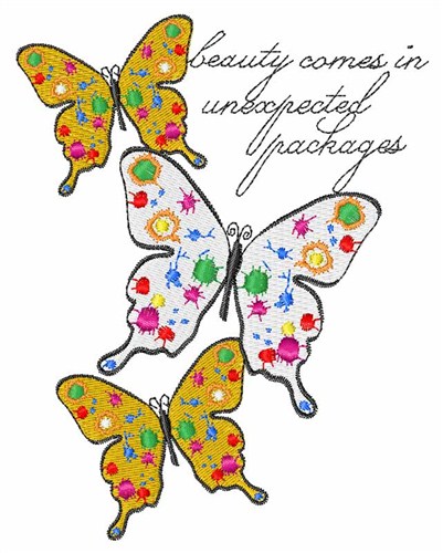 Unexpected Packages Machine Embroidery Design