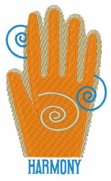 Picture of Hand and Harmony Machine Embroidery Design