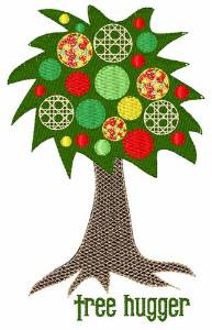 Picture of Tree Hugger Machine Embroidery Design