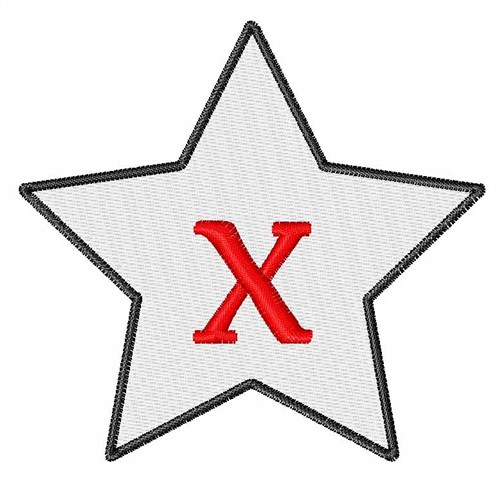 Star Font Lowercase x Machine Embroidery Design