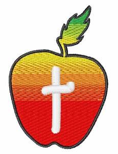 Picture of Apple Font Lowercase t Machine Embroidery Design