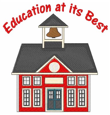 Education at its Best Machine Embroidery Design