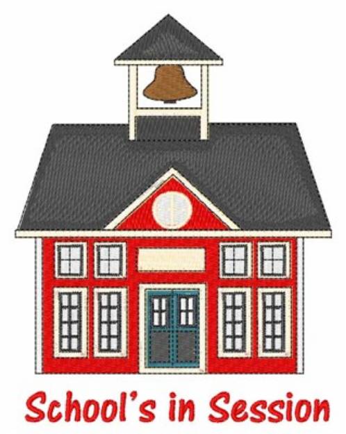 Picture of Schools in Session Machine Embroidery Design