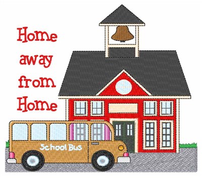 Home Away From Home Machine Embroidery Design