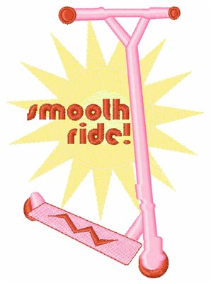Smooth Ride Machine Embroidery Design