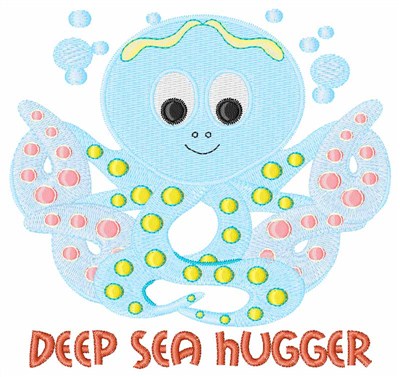 Deep Sea Hugger Machine Embroidery Design
