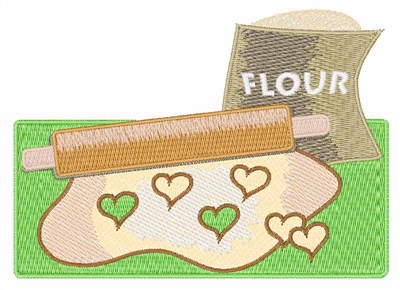Baking With Love Machine Embroidery Design