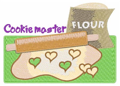 Cookie Master Machine Embroidery Design