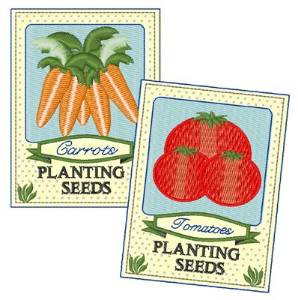 Picture of Seed Packet Machine Embroidery Design