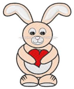 Picture of Bunny & Heart Machine Embroidery Design