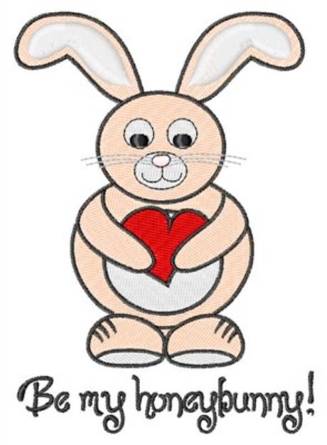 Picture of Honey Bunny Machine Embroidery Design