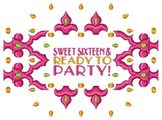 Picture of Ready to Party Machine Embroidery Design