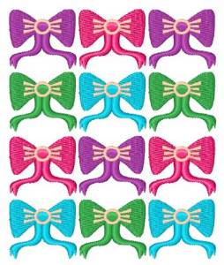 Picture of Ribbons & Bows Machine Embroidery Design