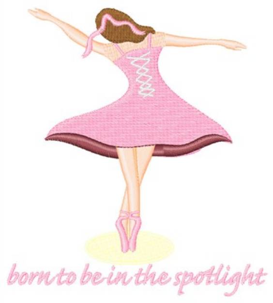 Picture of In the Spotlight Machine Embroidery Design