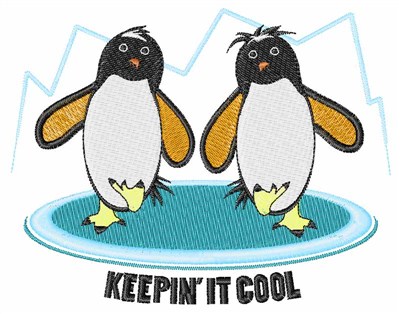 Keepin It Cool Machine Embroidery Design