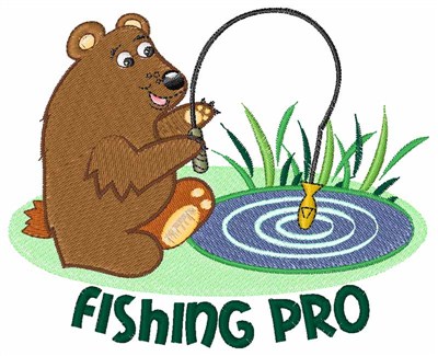 Fishing Pro Machine Embroidery Design