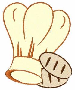 Picture of Baker Hat & Buns Machine Embroidery Design