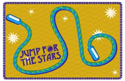 Jump for the Stars Machine Embroidery Design
