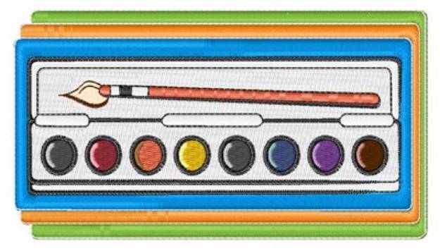 Picture of Watercolor Paint Machine Embroidery Design