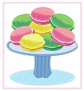 Picture of Macaroons Machine Embroidery Design