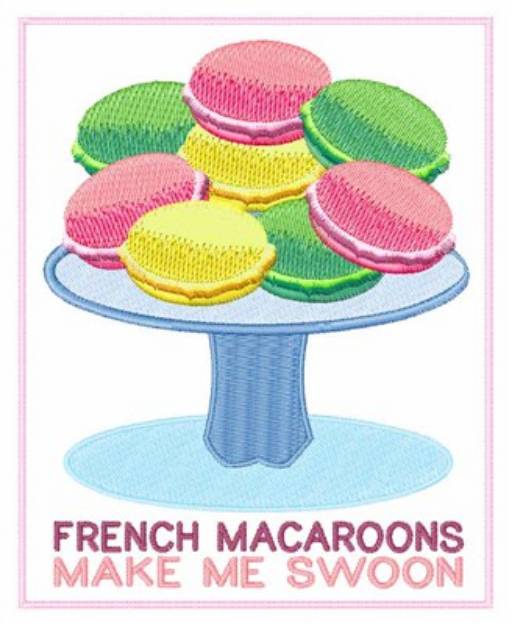 Picture of French Macaroons Machine Embroidery Design