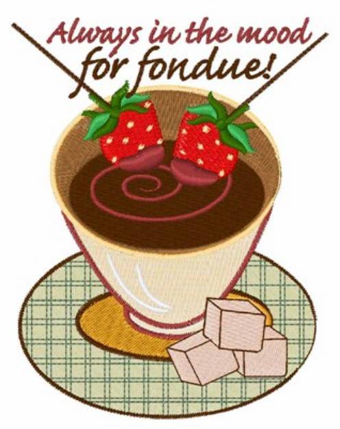 Picture of Mood for Fondue Machine Embroidery Design