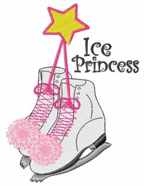 Picture of Ice Princess Machine Embroidery Design