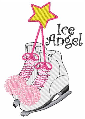 Ice Angel Machine Embroidery Design