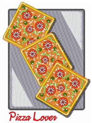 Pizza Lover Machine Embroidery Design