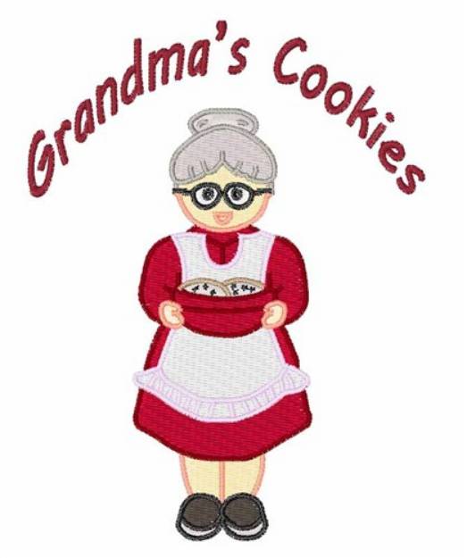 Picture of Grandmothers Cookies Machine Embroidery Design
