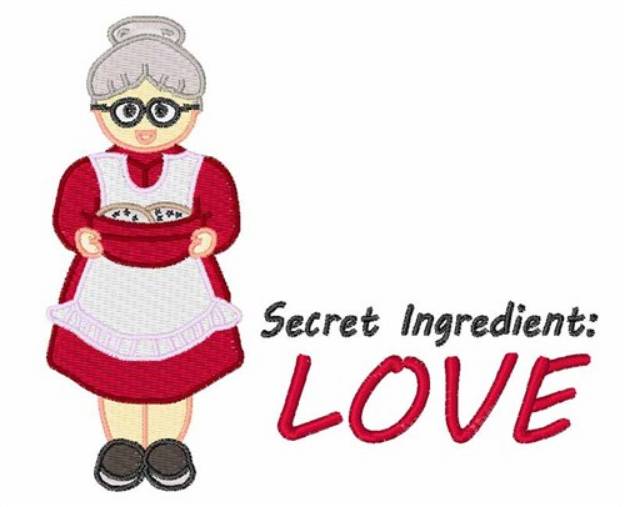 Picture of Love Cookies Machine Embroidery Design