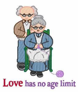 Picture of Love No Age Limit Machine Embroidery Design
