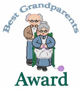 Picture of Grandparent Award Machine Embroidery Design