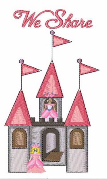 Picture of Princess Fairytale Machine Embroidery Design