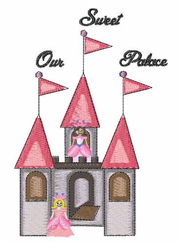 Princess Sweet Palace Machine Embroidery Design