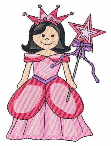 Fairytale Princess Machine Embroidery Design