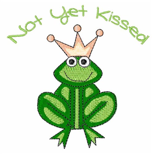 Not Yet Kissed Machine Embroidery Design
