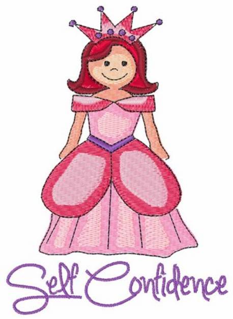 Picture of Princess Confidence Machine Embroidery Design